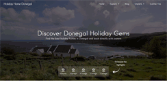 Desktop Screenshot of holidayhomedonegal.com